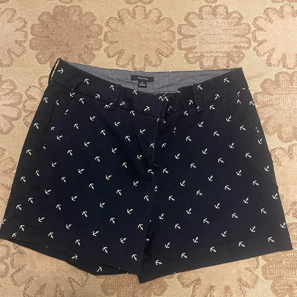 Nautica Black and White Shorts